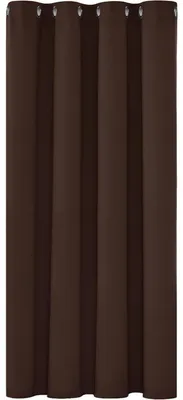 Immagine prodotto di Tende oscuranti con passanti, tenda termica, protezione dal freddo, protezione dal calore, 138x132 cm, marrone scuro, 1 pezzo
