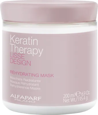 Obrázok produktu pre Alfaparf Milano Lisse Design Keratin Therapy Rehydrating Mask vyživujúca maska na suché a poškodené vlasy 200 ml