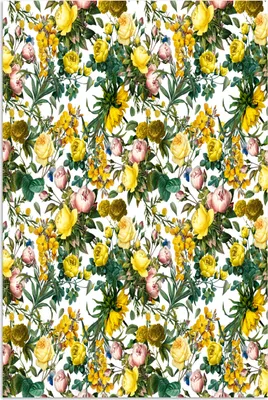 Produktbild von MuchoWow® Poster Blumen - Rosen - Gelb 60x90 cm - Wanddekoration