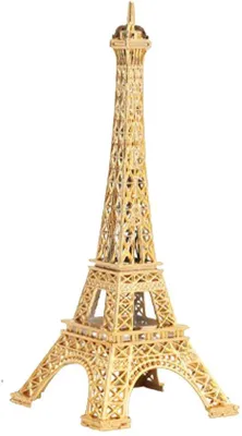 Produktbild von Eiffeltoren-Skulptur, Metall, 15 cm, Dekoration, Party, Accessoire