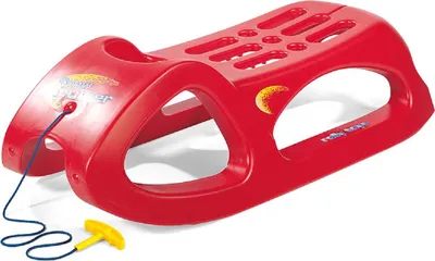 Image de rolly toys SnowCruiser luge creuse soufflée rouge , dimensions : 94x44x27 cm ; 20 012 2