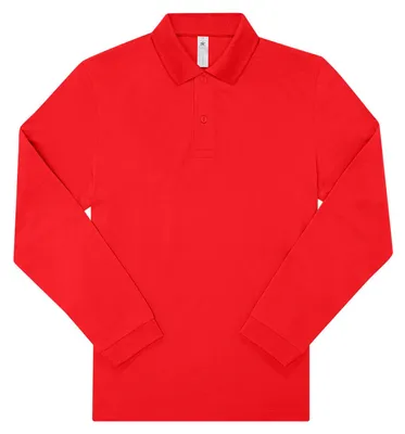 Image de B&C - Polo « My Polo 180 » pour homme à manches longues FK2867 (L) (rouge)