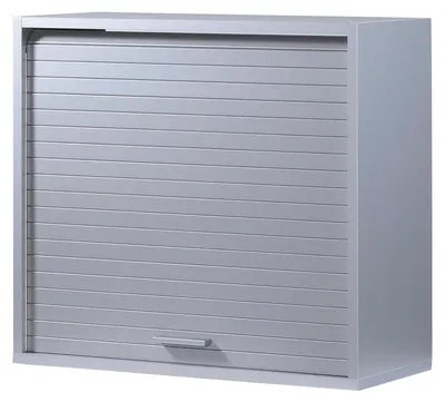 Produktbild von SIMMOB Küchenschrank Schrank Oberschrank Hängeschrank Rollladentür H. 53,6 cm, Farbe:Aluminium