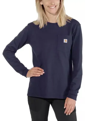 Produktbild von Carhartt 103244 Loose Fit Heavyweight Long-Sleeve Pocket T-Shirt  Navy L