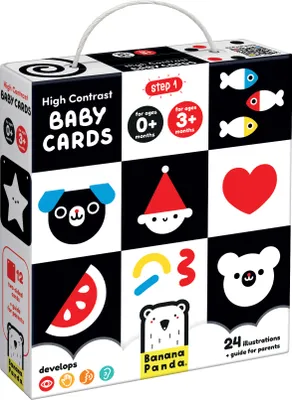 Image de High Contrast Baby Cards 0m+ 3m+ Flash Cards