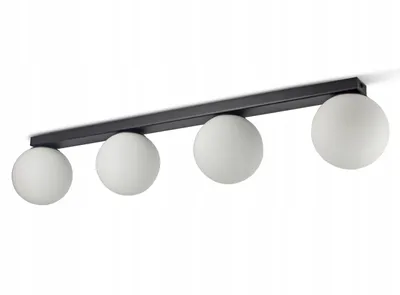 Zdjęcie produktu dla Lampa Sufitowa Żyrandol Plafon Full Globe Glass 561-B4 G9 Białe kule LED