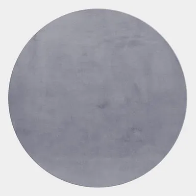 Image de Ayyildiz | Tapis Plush Pouffy - 200 cm x 200 cm - Gris - Ultra Doux - Élégance et Confort