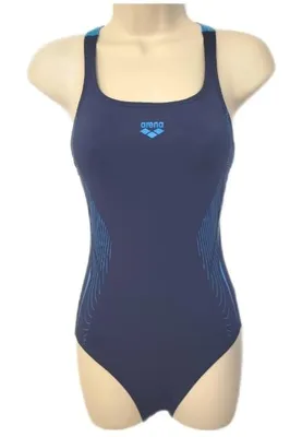 Produktbild von arena Badeanzug Damen Womens Swimmsuit Swim Pro, Farbe:Blau, Größe:34