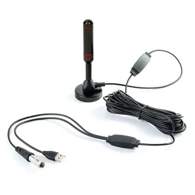 Produktbild von L11C Bolwins 30dbi Leistungsstarke DVB-T2 HD Antenne dvbt DAB Stabantenne+ Verstärker 5m