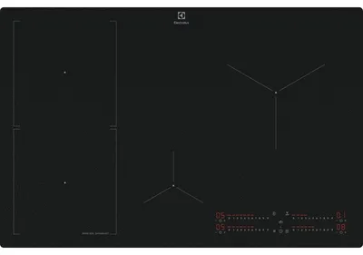 Image de Electrolux Série 700 EIS82453IZ, plaque à induction encastrable noire de 80 cm, 4 zones