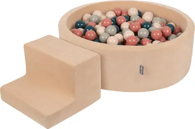 Produktbild von KiddyMoon Spielplatz Schaumstoff mit Bällebad PPZP-OK30V-122
