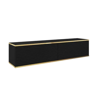 Produktbild von AX LIVING TV Hängeschrank Orkis MDF 135 cm Modern in Schwarz