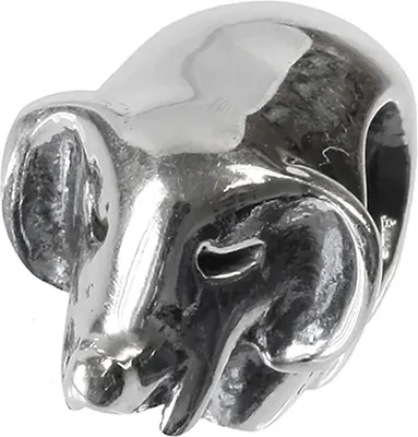 Productafbeelding van CarloBiagi charme bedel, olifant, zilver 925, sieradenonderdeel, modelnummer D2BBS038