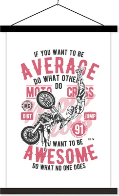 Produktbild von MuchoWow® Textilposter Mancave - Sport - Retro 40x60 cm mit schwarzem Rahmen - Wanddekorationen