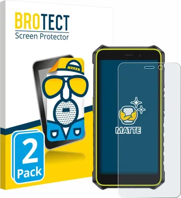 Produktbild von 2x BROTECT Schutzfolie für Ulefone RugKing 2 Pro Displayschutz Displayschutzfolie Folie Matt Entspiegelungsfolie