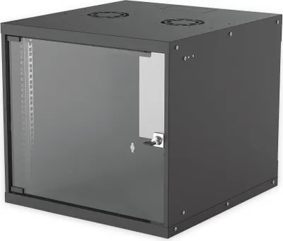 Obrázok produktu pre Nástenný rozvádzač INTELLINET 19" 9 U 540x560 flatpack čierny