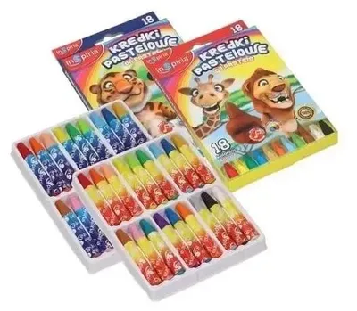 Produktbild von Pastellstifte, 18 Farben – InSpiria