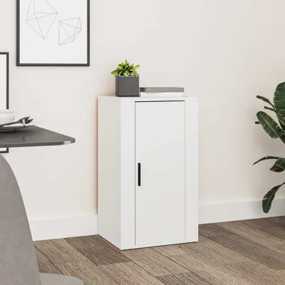 Obrázok produktu pre The Living Store Príborník biely 40x33x70 cm Materiál na báze dreva