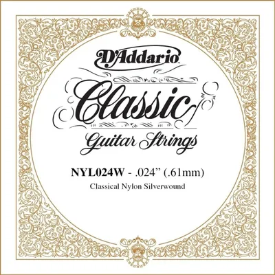 Produktbild von D'Addario NYL024W Einzelsaite für Gitarre