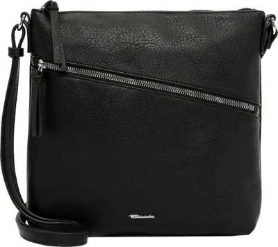 Produktbild von Tamaris Damen Umhängetasche diagonaler Reißverschluss Alessia 30814, Farbe:Schwarz