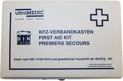 Produktbild von KFZ-Verbandskasten mit Füllung nach DIN 13164