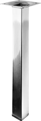 Produktbild von Hettich Möbelfuß / Tischbein Edelstahl-Optik 25 x 25 x 250 mm