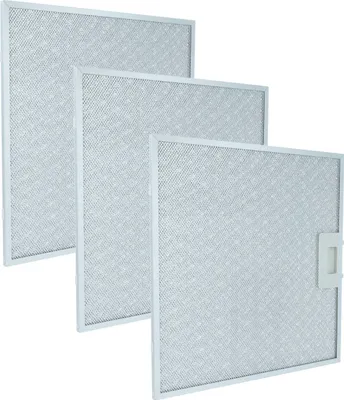 Produktbild von vhbw 3x Filter Metallfettfilter kompatibel mit Neff D8985N0GB/05, D9970N1, D8985N1/02, D8985N1/01, D8985N1/04, D8985N1/03 Dunstabzugshaube, Metall