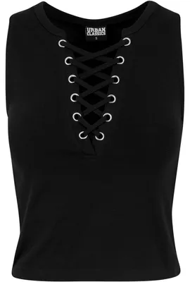 Immagine prodotto di Urban Classics - Top corto con lacci da donna TN372 (M) (nero)