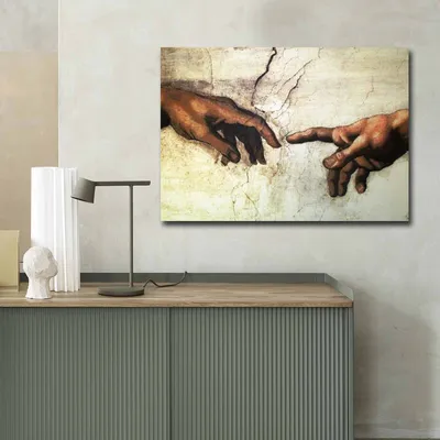 Produktbild von Wallity, 70100FAMOUSART- CVT1546, Bunt, Leinwandbilder, 70 x 100 cm, 100% Wildleder -Leinwand