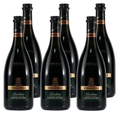 Produktbild von Chiarli Lambrusco Castelvetro DOC -lieblich- (6 x 0,75L)