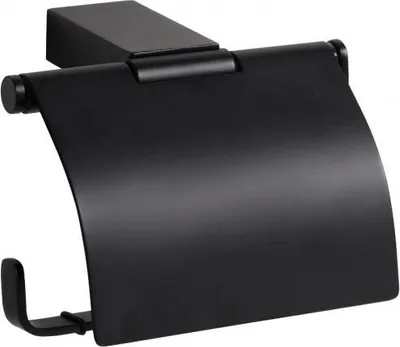 Obrázek produktu pro Držák na role toaletního papíru Bemeta NERO černý s krytem 135012010