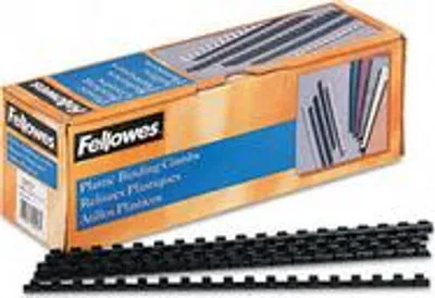 Produktbild von Fellowes 12mm, 100pk, Schwarz, Kunststoff, 100 Stück(e)