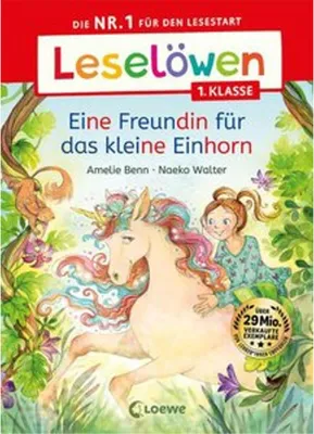 Obrázek produktu pro Leselöwen 1. Klasse - Eine Freundin für das kleine Einhorn