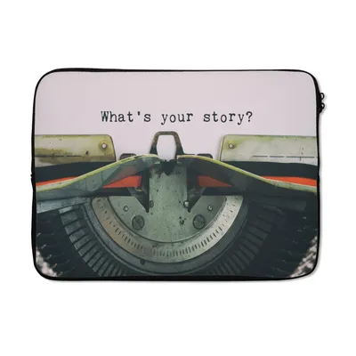 Produktbild von MuchoWow® Laptop Hülle 13 Zoll Schreibmaschine - Retro - Sprichwörter Laptoptasche - Laptophülle - Sleeve - Rundumschutz
