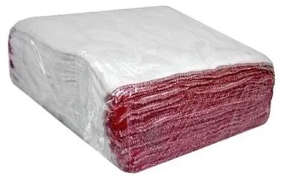 10er-Pack Baumwoll-Reinigungstücher, weiß, 30 x 50 cm, super saugfähig