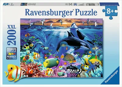 Produktbild von Ravensburger 12663 - Lebendige Unterwasserwelt - 200 Teile