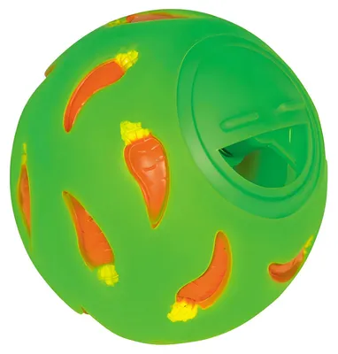 Produktbild von Nobby Snackball, Nagetier, Kugellager, Grün, Orange, 7,5 cm