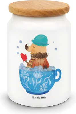 Produktbild von Mr. & Mrs. Panda zuckerdose Nachtfalter Schaumbad - Weiß - Geschenk, Kaffeedose, Vorratsbehälter, Teedose, WC, Baden, Keksdose, behälter, Bad, Lustige Sprüche, Dose