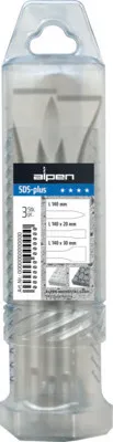 Obrázek produktu pro Sada sekáčů SDS-Plus Alps 3-dílná