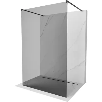 Obrázok produktu pre Mexen Kioto voľne stojaca sprchová stena 100 x 200 cm, grafitová čierna, čierna - 800-100-002-70-40
