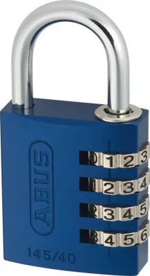 Image de ABUS Cadenas antivol à combinaison 4 Chiffres - Bleu 145/40