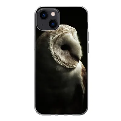 Produktbild von MuchoWow® Handyhülle Schutzhülle Hülle für iPhone 13 Eule - Vogel - Porträt Silikon Softcase Handy Hülle - Karteninhaber
