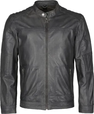 Produktbild von Maze Lederjacke Jack Herren grey XXL