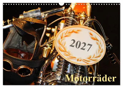 Produktbild von Motorräder (Wandkalender 2027 DIN A3 quer), CALVENDO Monatskalender