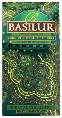 Zdjęcie produktu dla Herbata zielona Basilur Moroccan Mint - 100 g