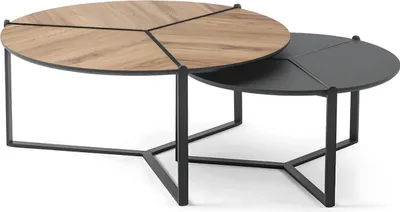 Produktbild von Designer Couchtisch Kaffeetisch Luxus Beistelltisch Tisch Wohnzimmertisch 2tlg