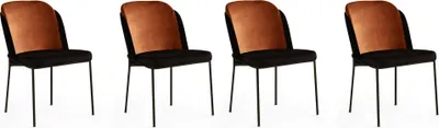 Image de Skye Decor, DR - 147 V4, ensemble de chaises (4 pièces), bronze, 100 % MÉTAL, 54 x 55 x 86 cm