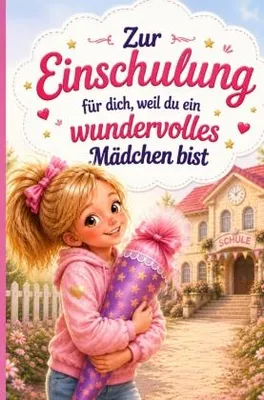 Produktbild von Zur Einschulung - für dich, weil du ein wundervolles Mädchen bist