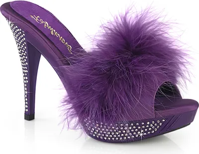 Produktbild von ELEGANT-401F Damen Slipper von Fabulicious, Lila  , EU 37, US 7