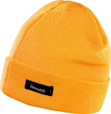 Image de Result Bonnet Thermo Thinsulate unie, léger BC2064 (taille unique) (Orange fluo)